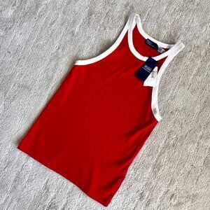 NWT Polo Ralph Lauren - Red & White Tank - Size XL